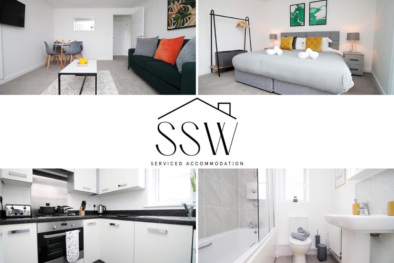 No 43 Stadium Views By Ssw - 2Br, Parking, Sleeps 4, 3Min Walk To Stadium, 10Min Drive To City Centre, Marina And Close To M4 Morriston Exterior photo